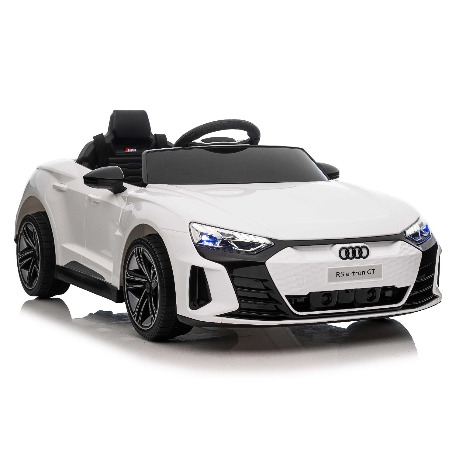 Audi RS e-tron GT Licensed Ride on Car, 6V Battery Powered Electric Car with Remote Control, Suspension Wheels, Soft Start, Music, Headlights