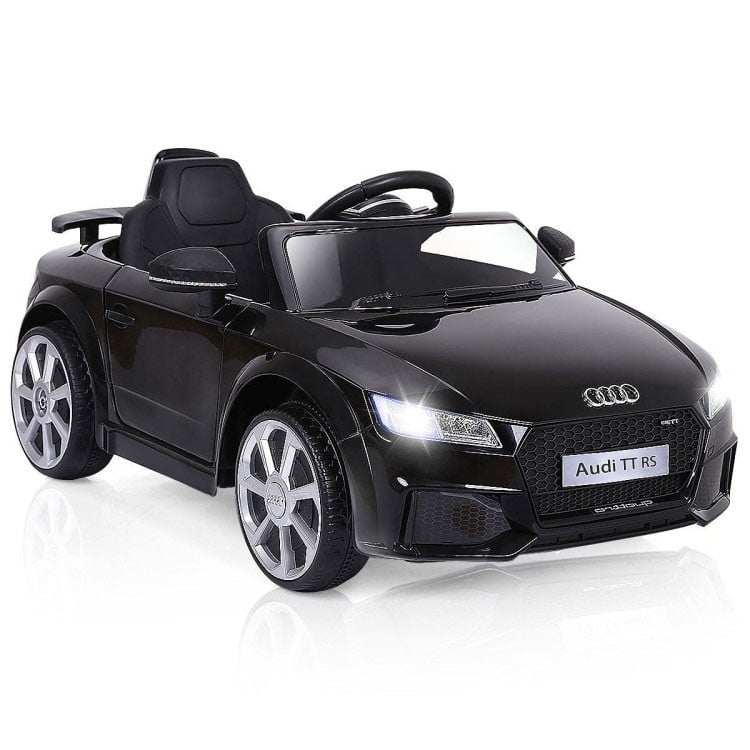 12V Kids Ride On Car with Remote Control Lockable Doors Slow Start System and LED Lights