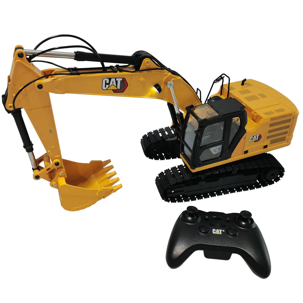 1:16 RC Cat® 320 Hydraulic Excavator with 3 interchangeable work tools, 28005