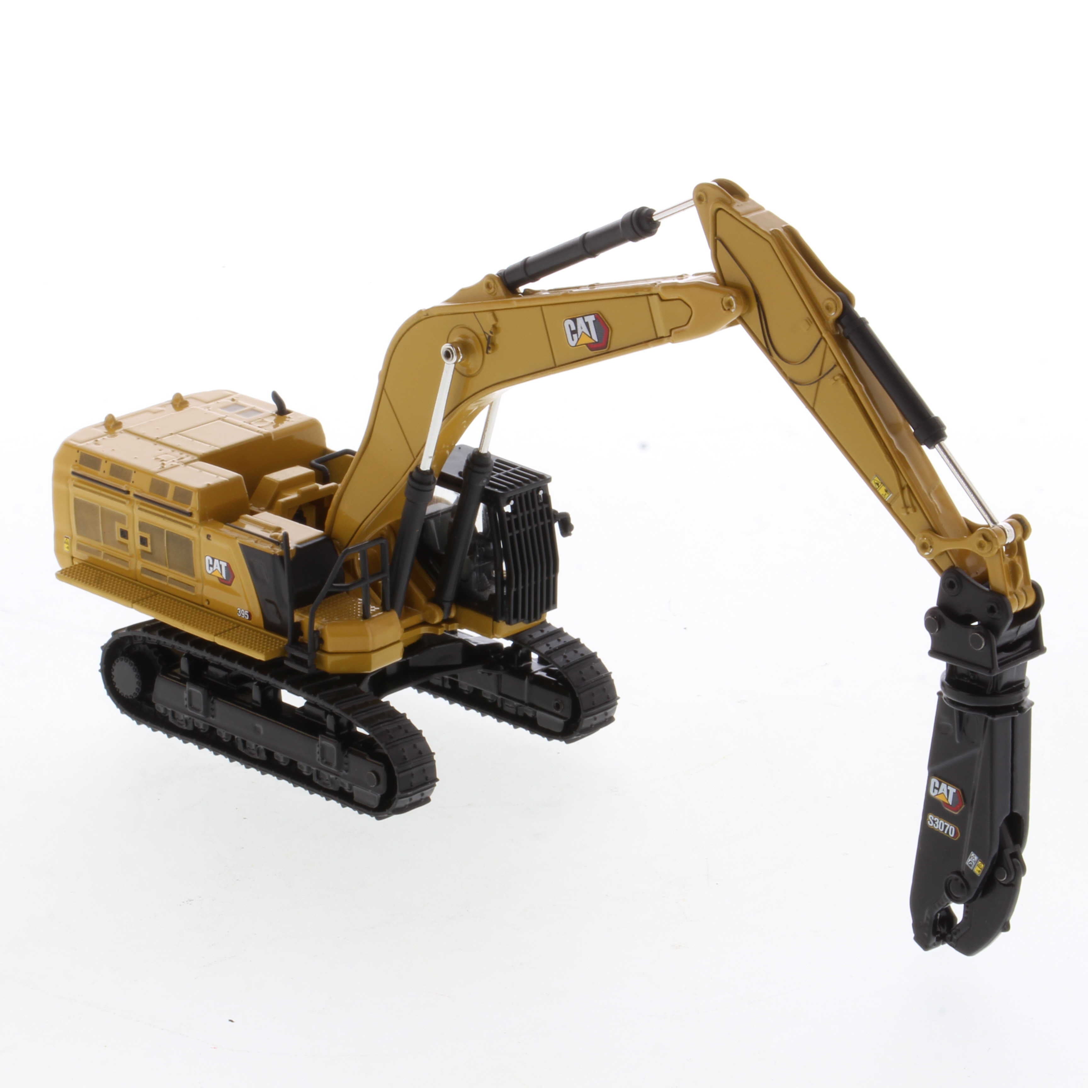 1:87 Cat 395 Next Generation Hydraulic Excavator GP version (Includes 2 additional tools Hammer and Shear), High Line Series, 85688