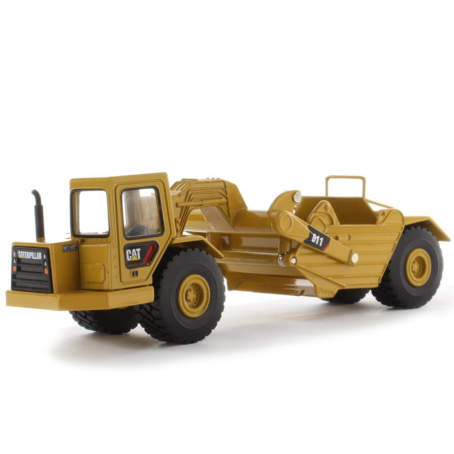 1:64 Cat Wheel Tractor 611 Scraper, Metal Construction Series, 85695