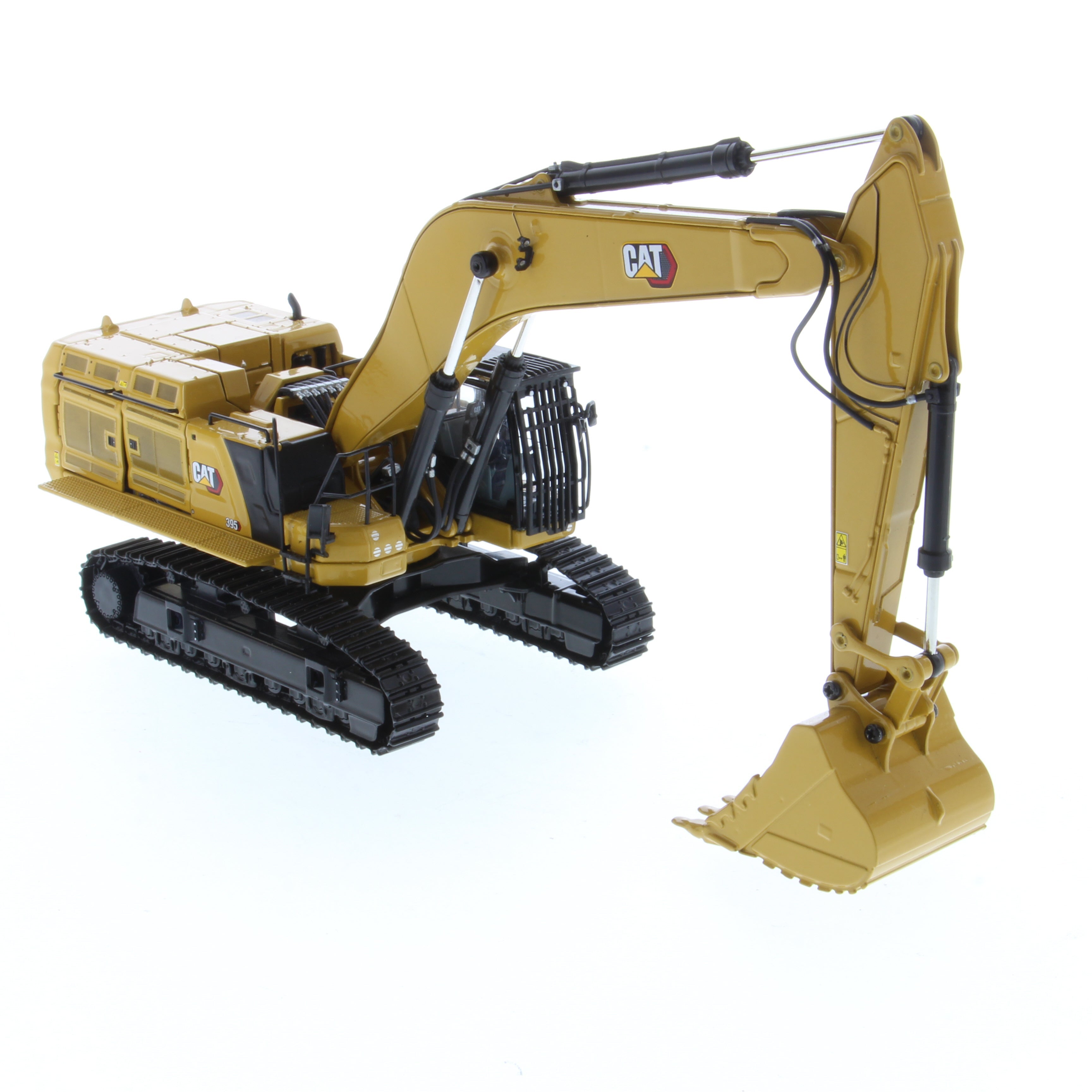 1:50 Cat 395 Super Large Next-Gen Hydraulic-Excavator GP Version with Bucket & Tools, High Line Series, 85709
