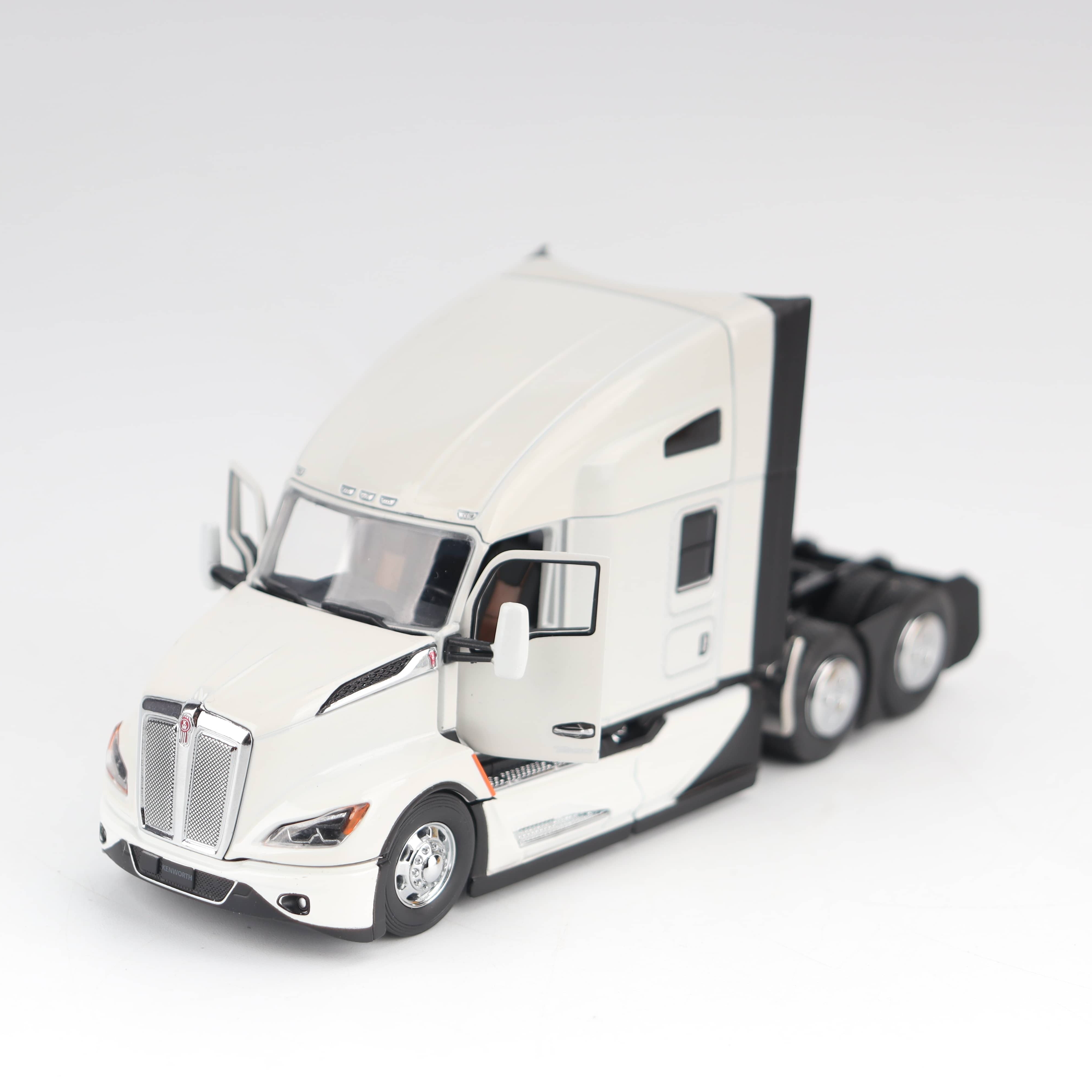 1:50 Kenworth T680 Next-Gen 76in-High-Roof Sleeper-Cab Tandem  - Pearl White Cab, Transport Series, Mfg. 71119