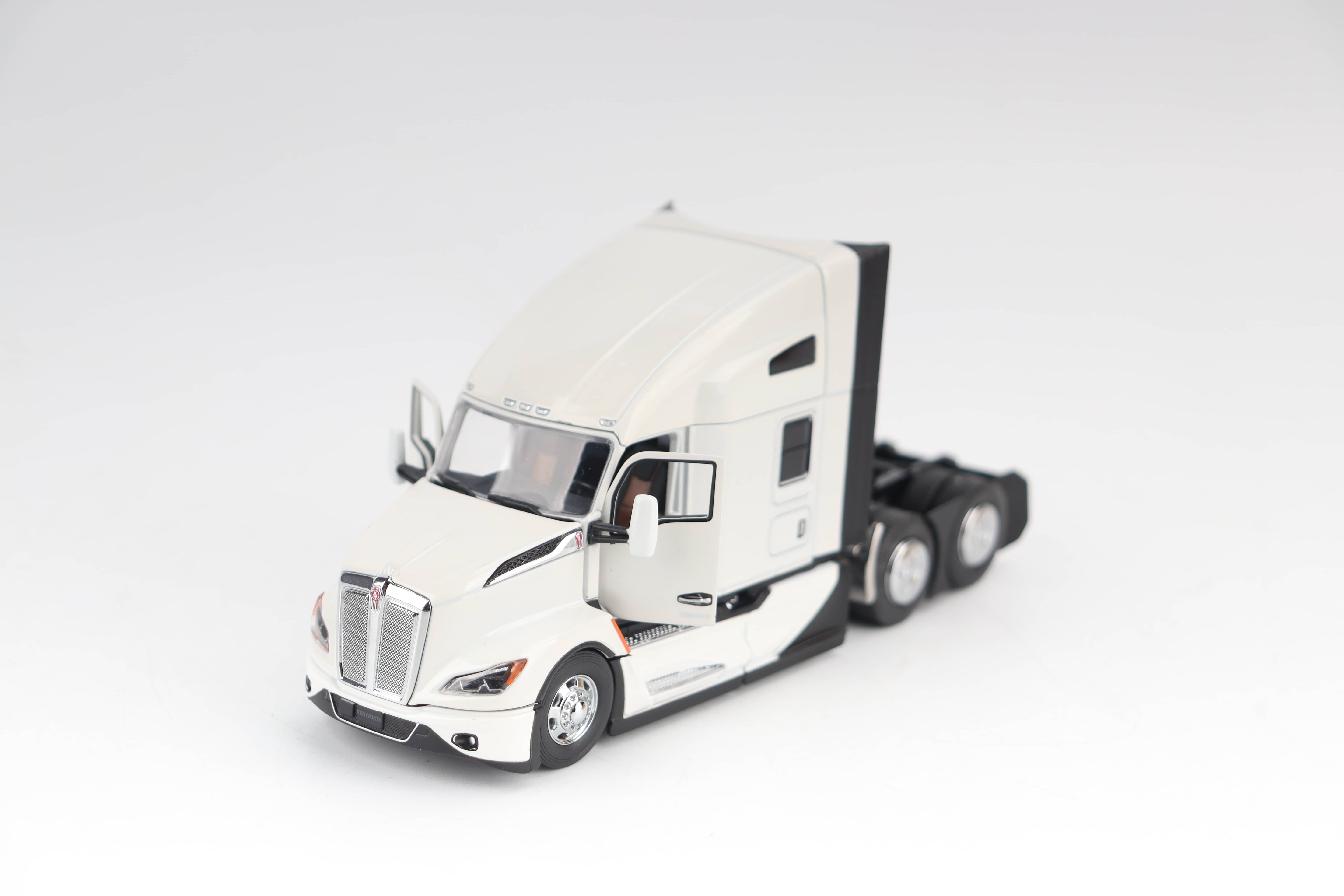 1:50 Kenworth T680 Next-Gen 76in-High-Roof Sleeper-Cab Tandem  - Pearl White Cab, Transport Series, Mfg. 71119