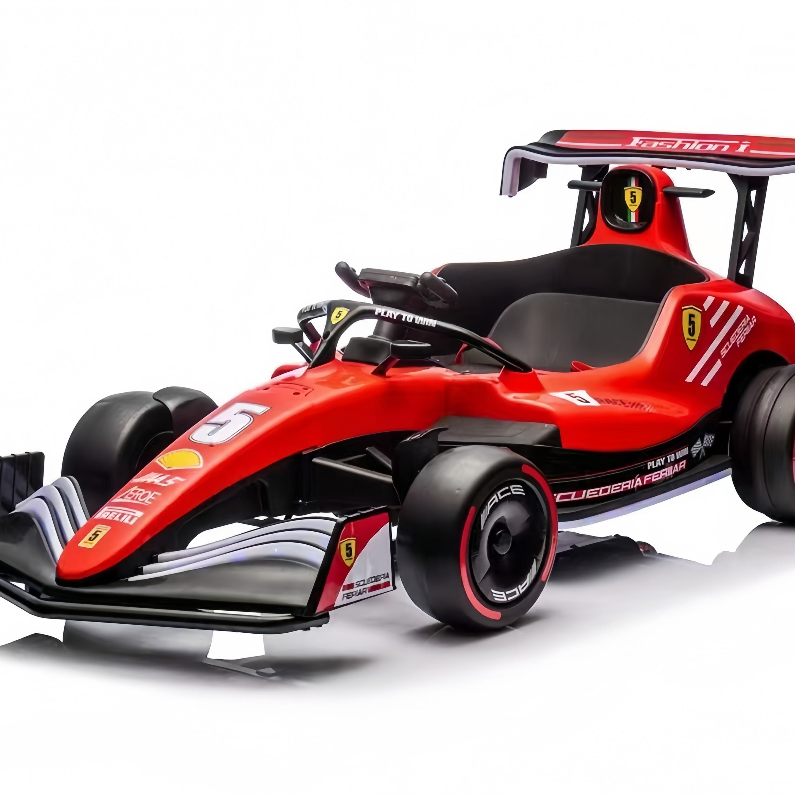 Formula F1 24V Highspeed Upto 15km Kids Ride-On Go-Kart | Drifting, LED Glow Lights & Remote Contro