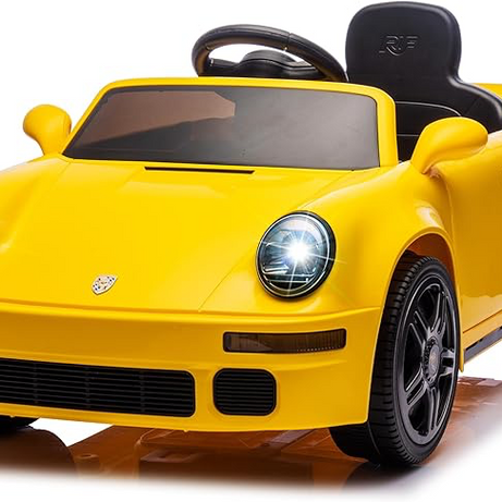 Porsche Licensed RUF Classic 911 - 12V Electric Ride-On for Kids with LED Lights