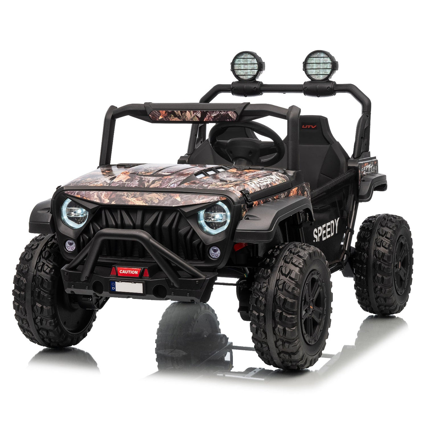 HAVOC 3.0 24V 2-Seater Electric UTV Ride-On Car for Kids – Remote Control Jeep Style Buggy