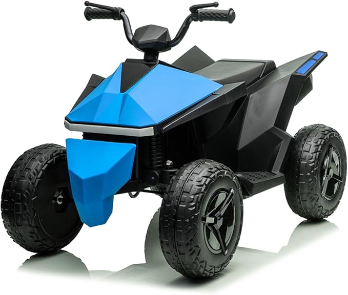 Cyber 12V Ride-On ATV, Kids Electric Quad with Rear Suspension, Independent Driving